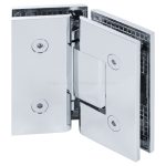 Standard Duty Square Corner 135 Degree Glass to Glass Shower Hinge