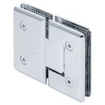 Standard Duty Beveled Edge 180 Degree Glass to Glass Shower Hinge