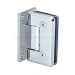 Standard Duty Beveled Edge Wall Mount Full Back Plate Shower Hinge
