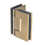Standard Duty Square Corner 90 Degree Glass to Glass Shower Hinge