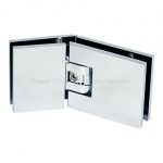 Z-7X30   Adjustable Rectangular Flat 135 Degree Glass to Glass Shower Hinge With Cover