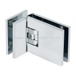 Z-7X42   Adjustable Rectangular Flat 90 Degree Glass to Glass Shower Hinge With Cover