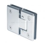 Z-9520   Adjustable Standard Duty Beveled Edge 180 Degree Glass to Glass Shower Hinge